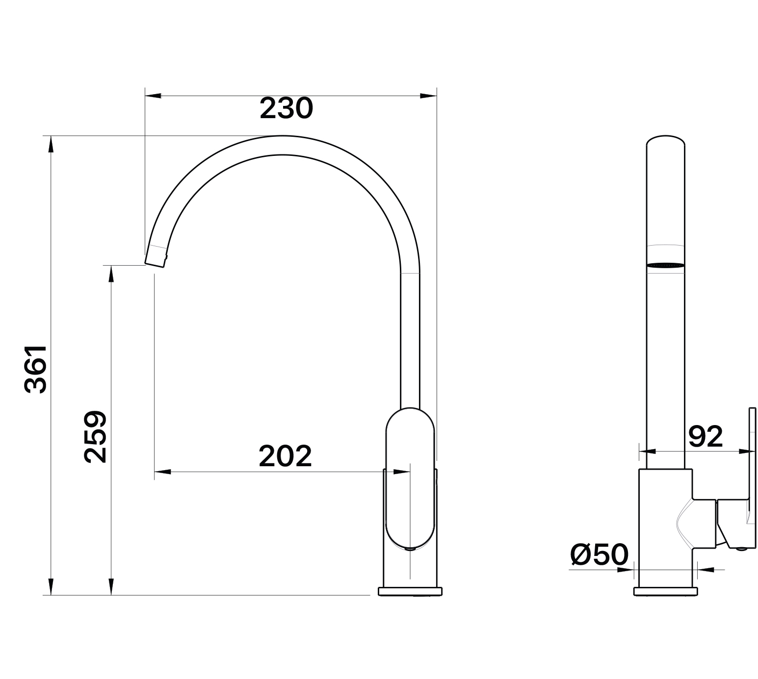 SAF1030 Saffron Sink Mixer Brushed Nickel Everything For Gas