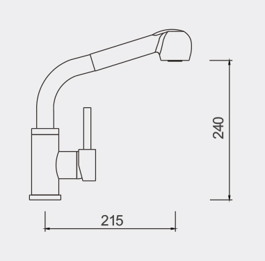 Enrico Pull Out Sink Mixer